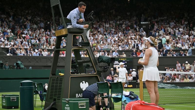 Wimbledon a frappé la controverse électronique des appels en ligne alors qu’Anastasia Pavlyuchenkova dit que le jeu lui a été «volé»