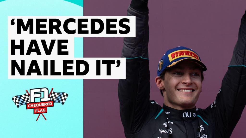 Mercedes « a pris le relais » avec la nouvelle réglementation des voitures de F1. Vidéo, 00:02:34Mercedes « démarre sur les chapeaux de roue » avec la nouvelle réglementation des voitures de F1