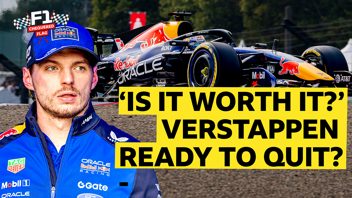 Le podcast du drapeau à damier. 2026, Revue du GP du Japon : Verstappen pourrait-il quitter la F1 ? Vidéo, 50 minutesPodcast The Checkered Flag2026Revue du GP du Japon : Verstappen pourrait-il quitter la F1 ?
