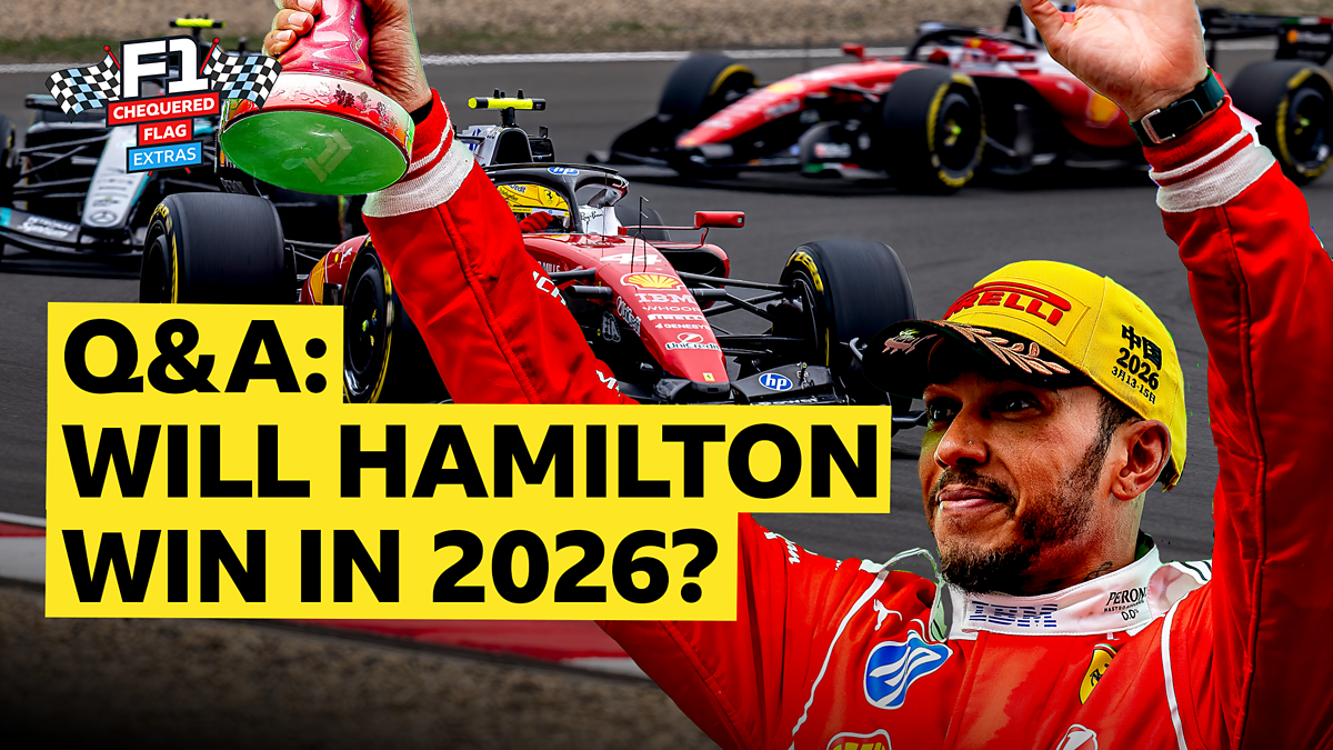 Le podcast du drapeau à damier. 2026, questions-réponses : Hamilton gagnera-t-il une course en 2026 et qui remplacera Verstappen ? Vidéo, 50 minutesPodcast Checkered Flag2026Q&A : Hamilton gagnera-t-il une course en 2026 et qui remplacera Verstappen ?