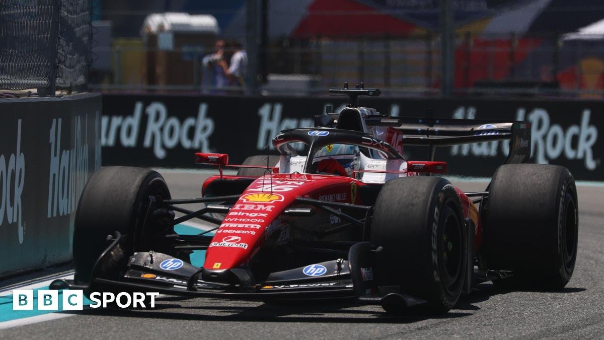 Leclerc de Ferrari le plus rapide aux essais de Miami