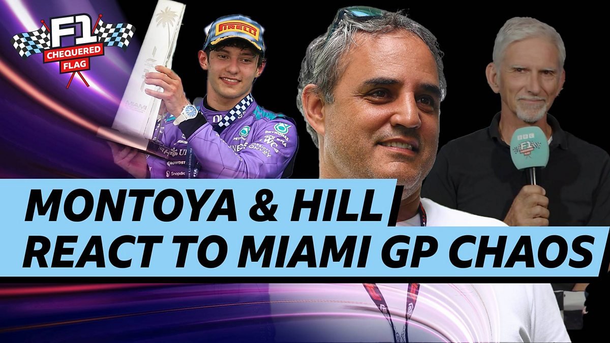 Montoya et Hill réagissent au dramatique GP de Miami. Vidéo, 33 minutesMontoya et Hill réagissent au dramatique GP de Miami